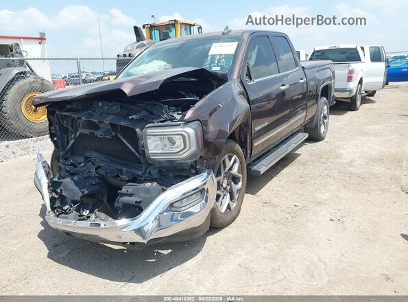 1GTR1NEC7GZ306901 2016 GMC SIERRA Brown წინა მარცხენა ხედი სამი მეოთხედიდან
