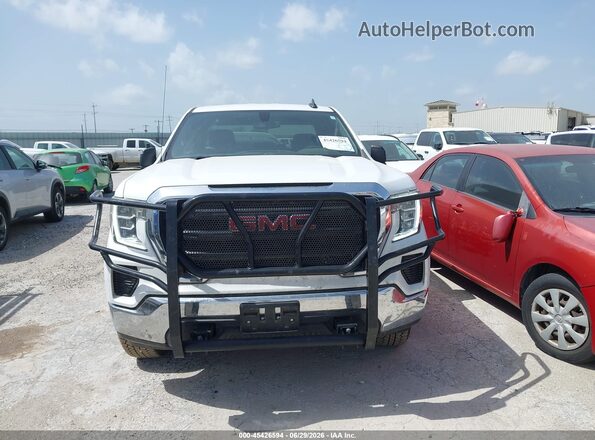 1GTR9AEF3MZ268431 2021 GMC SIERRA White ხელსაწყოთა პანელის ხედი