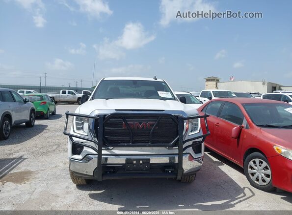 1GTR9AEF3MZ268431 2021 GMC SIERRA White წინა ხედი