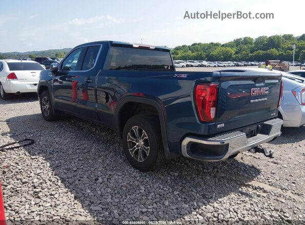 1GTR9BED4KZ353649 2019 GMC SIERRA Blue Задня ліва чверть