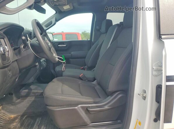 1GTRHAEK0RZ371829 2024 GMC SIERRA White წინა სალონის ხედი