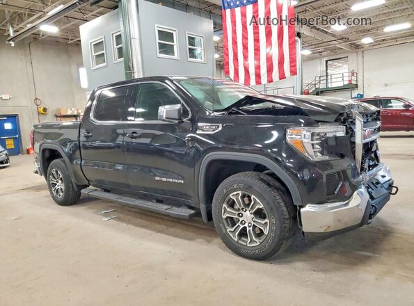 1GTU9BED0KZ407488 2019 GMC SIERRA Black Передня права чверть
