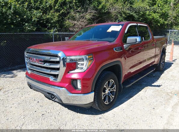 1GTU9BED4KZ344962 2019 GMC SIERRA Красный Передняя левая четверть