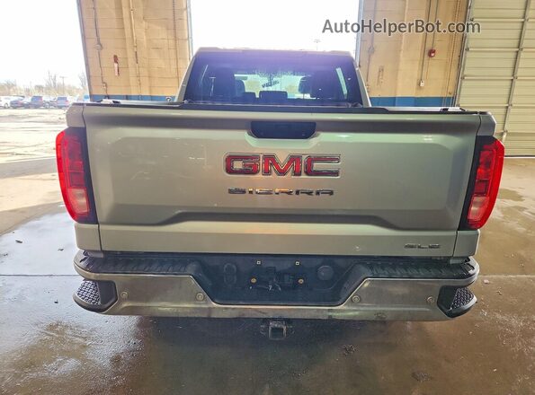 1GTU9BED5KZ222076 2019 GMC SIERRA Silver Вид ззаду