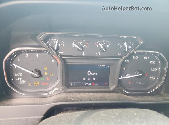 1GTU9BED5KZ222076 2019 GMC SIERRA Silver Вид щитка приладів