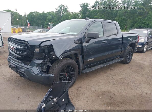 1GTU9CED8MZ417694 2021 GMC SIERRA Синий Передняя левая четверть