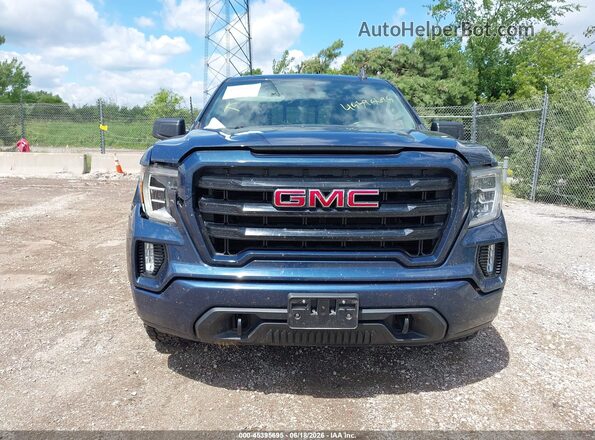 1GTU9CED9KZ406507 2019 GMC SIERRA Blue Вид щитка приладів