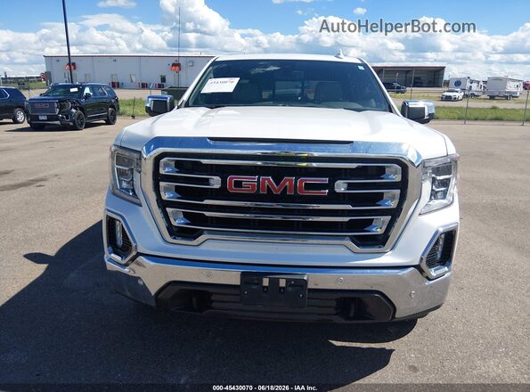 1GTU9DED2KZ330554 2019 GMC SIERRA White Вид щитка приладів