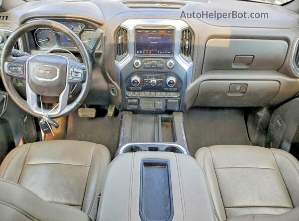 1GTU9DED3LZ100443 2020 GMC SIERRA Brown Dashboard view