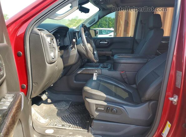 1GTU9FEL2KZ338396 2019 GMC SIERRA Red Вид салону спереду