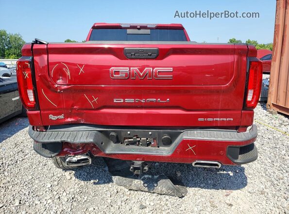 1GTU9FEL2KZ338396 2019 GMC SIERRA Red Вид ззаду