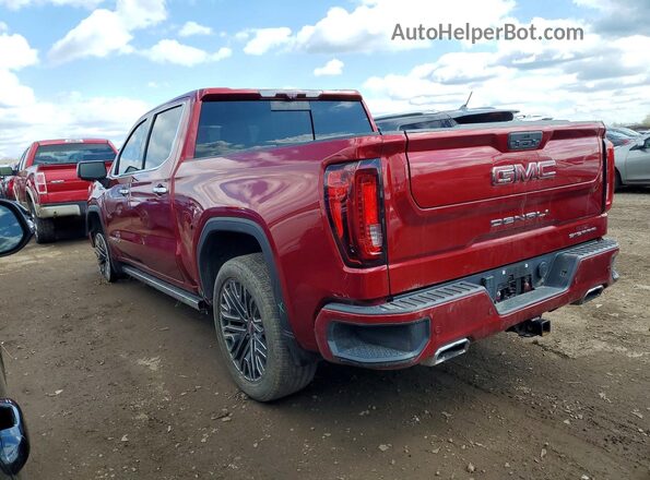 1GTU9FEL6MZ160785 2021 GMC SIERRA Red Trasero izquierdo