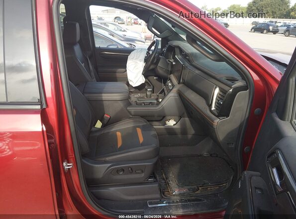 1GTUUEE83PZ293836 2023 GMC SIERRA Maroon Widok wnętrza z przodu