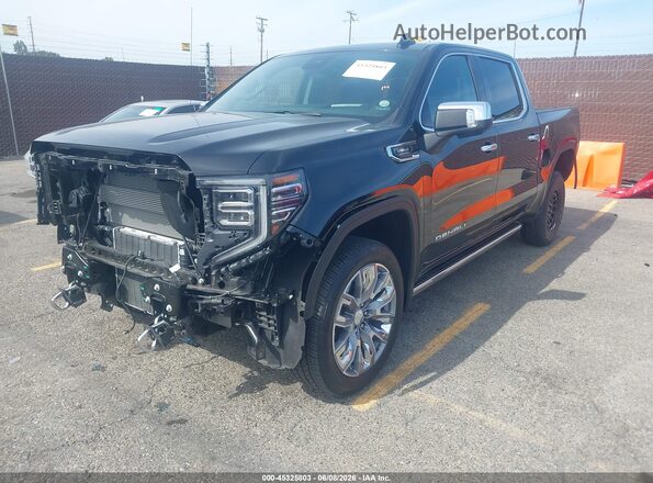 1GTUUGE88SZ250730 2025 GMC SIERRA Black Առջևի ձախ երեք քառորդ տեսարան