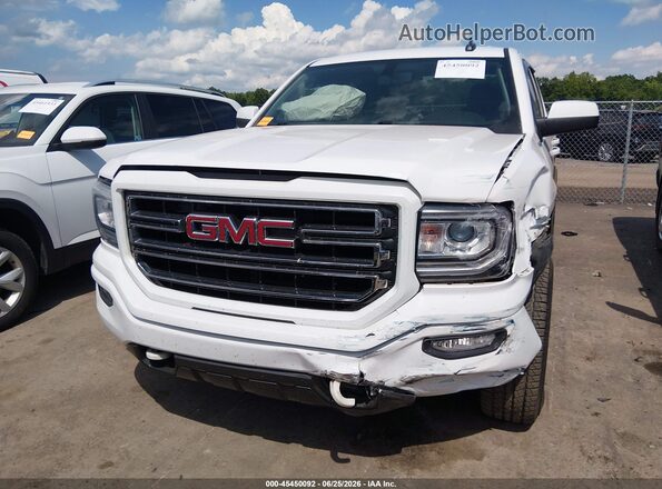 1GTV2LEC0JZ119328 2018 GMC SIERRA White Instrument cluster view