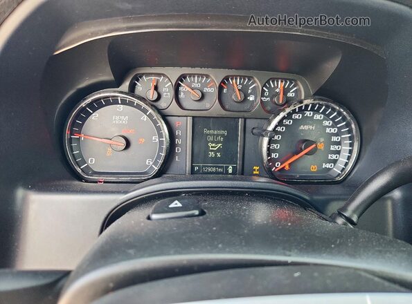 1GTV2LEC0JZ227240 2018 GMC SIERRA Charcoal Instrument cluster view