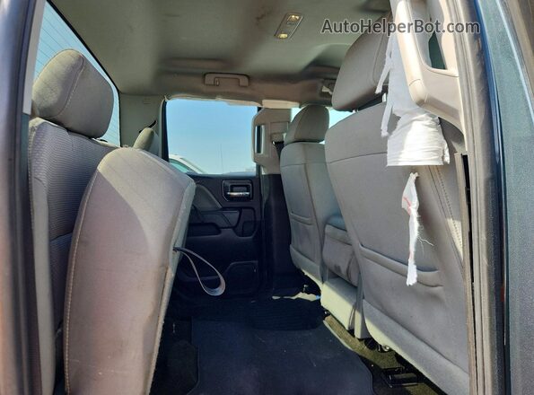 1GTV2LEC0JZ227240 2018 GMC SIERRA Charcoal Rear seats view