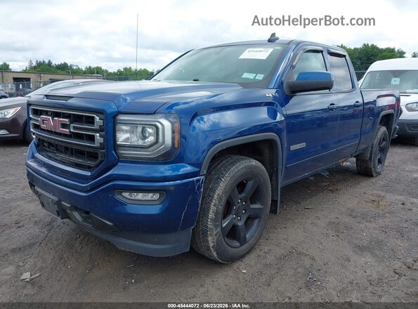 1GTV2LEC1HZ139372 2017 GMC SIERRA Blue Առջևի ձախ երեք քառորդ տեսարան
