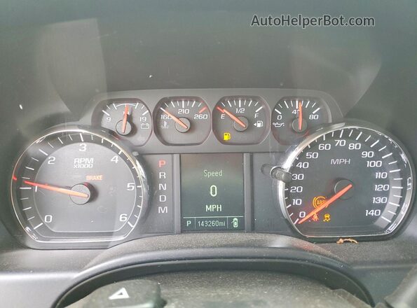 1GTV2LEC2GZ176784 2016 GMC SIERRA Black Vista del cuadro de instrumentos