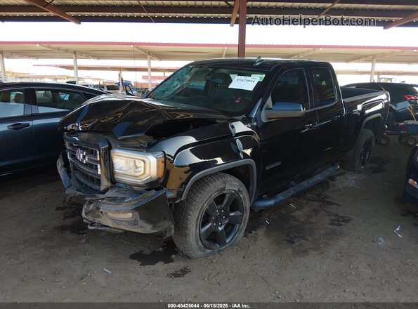 1GTV2LEC2JZ138396 2018 GMC SIERRA Черный Передняя левая четверть