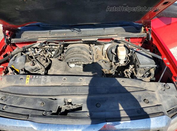 1GTV2LEC2JZ210875 2018 GMC SIERRA Red უკანა სალონის ხედი