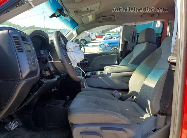 1GTV2LEC2JZ210875 2018 GMC SIERRA Red წინა სალონის ხედი