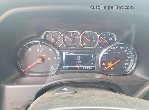 1GTV2MEC3HZ281633 2017 GMC SIERRA Blue Instrument cluster view