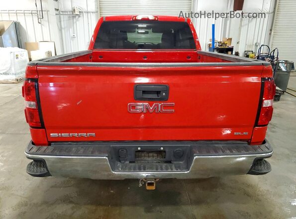 1GTV2MEC8GZ166122 2016 GMC SIERRA Красный Вид сзади