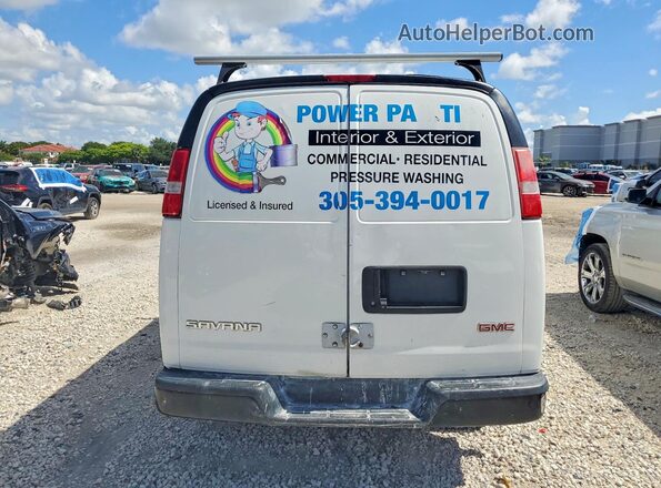 1GTW7AFP7J1342878 2018 GMC SAVANA White უკანა ხედი