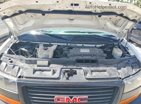 1GTW7AFP7J1342878 2018 GMC SAVANA White ძრავის განყოფილების ხედი