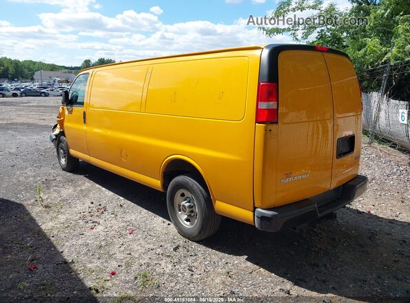 1GTW7BFP1P1115670 2023 GMC SAVANA CARGO Yellow Trasero izquierdo