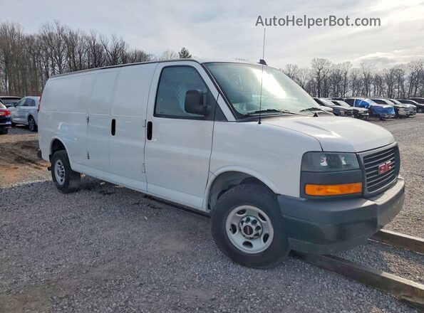 1GTW7BFP8P1134362 2023 GMC SAVANA White Передня права чверть
