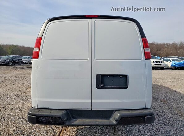 1GTW7BFP8P1134362 2023 GMC SAVANA White Вид ззаду