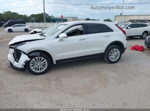 1GYAZAR40RF218241 2024 CADILLAC XT4 White Передня ліва чверть
