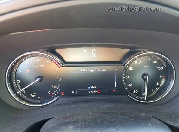 1GYAZAR45PF120237 2023 CADILLAC XT4 Blue Вид щитка приладів