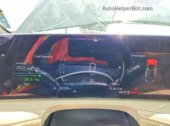 1GYFZBR45RF230932 2024 CADILLAC XT4 Черный Вид щитка приборов