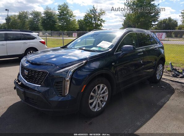 1GYFZBR46LF052293 2020 CADILLAC XT4 Blue Առջևի ձախ երեք քառորդ տեսարան