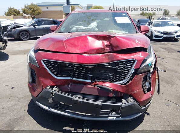 1GYFZCR4XKF147136 2019 CADILLAC XT4 Burgundy Вид спереду