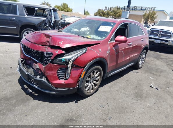 1GYFZCR4XKF147136 2019 CADILLAC XT4 Burgundy Передня ліва чверть