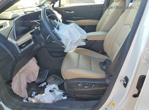 1GYFZDR42RF123204 2024 CADILLAC XT4 White წინა სალონის ხედი