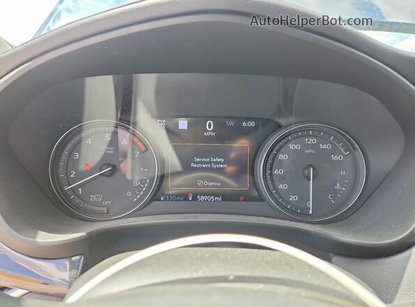 1GYFZDR43KF226458 2019 CADILLAC XT4 Blue Вид щитка приладів