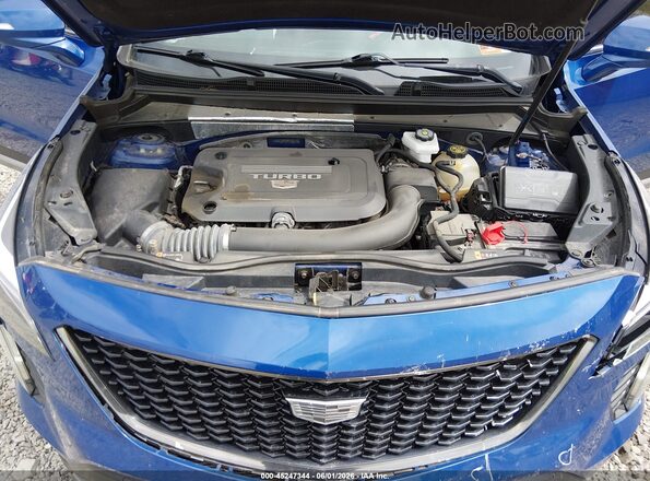 1GYFZDR45PF202170 2023 CADILLAC XT4 Blue Вид ззаду