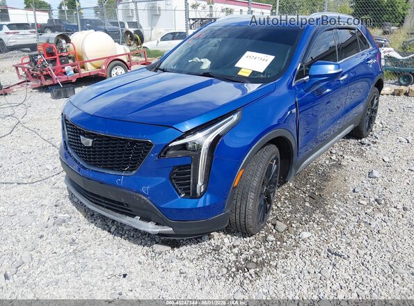 1GYFZDR45PF202170 2023 CADILLAC XT4 Blue Вид спереду
