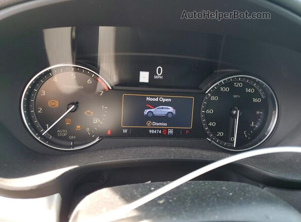 1GYFZDR4XLF075314 2020 CADILLAC XT4 Black ხელსაწყოთა პანელის ხედი