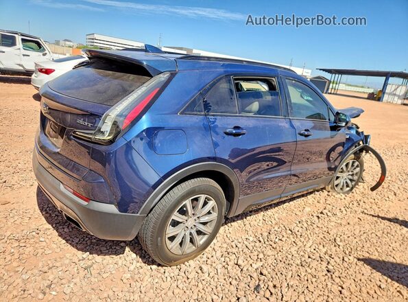 1GYFZER41KF218655 2019 CADILLAC XT4 Синий Задняя правая четверть