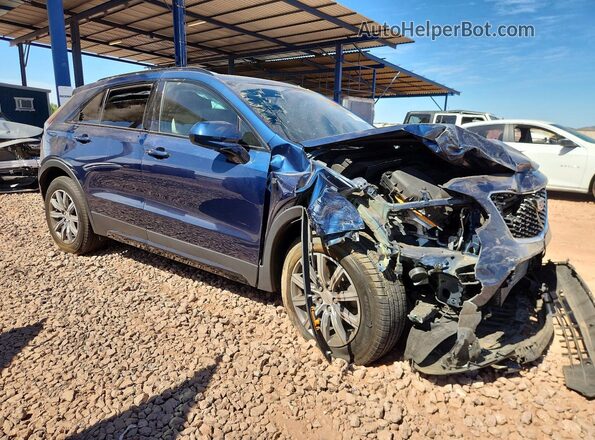 1GYFZER41KF218655 2019 CADILLAC XT4 Синий Передняя правая четверть