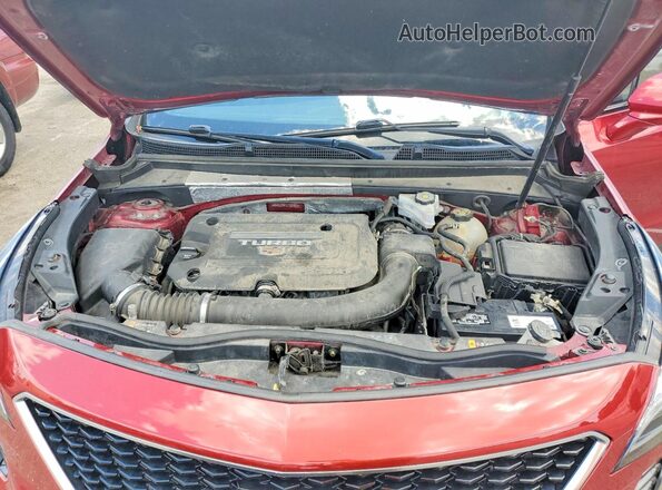 1GYFZER41LF033667 2020 CADILLAC XT4 Maroon Vista del compartimento del motor