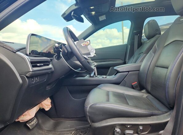 1GYFZER4XRF200620 2024 CADILLAC XT4 Black Widok wnętrza z przodu