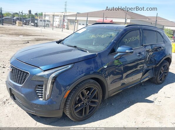 1GYFZFR40KF197187 2019 CADILLAC XT4 Dark Blue Vista tres cuartos delantera izquierda