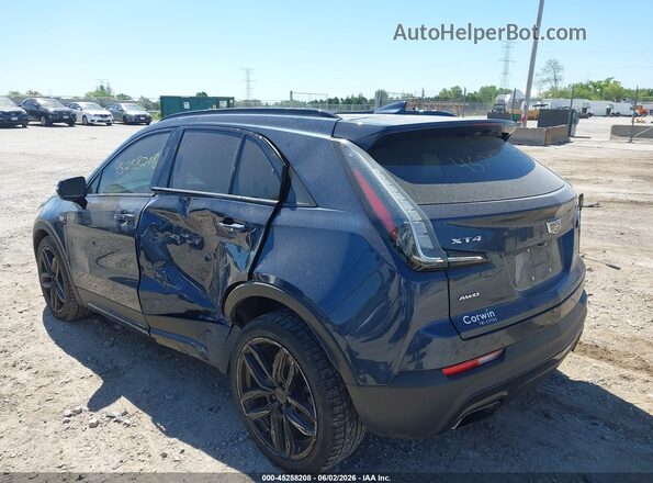 1GYFZFR40KF197187 2019 CADILLAC XT4 Dark Blue Trasero izquierdo